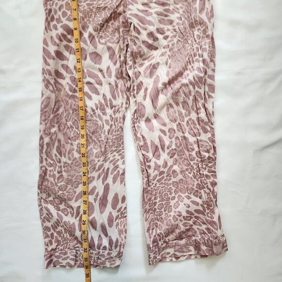 Natori Pajama Sleep Lounge Set, 100% Cotton, Pink and White. Size Small - Picture 9 of 16